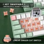 MK-STAR61 Pink Lotus A, Ginger Cat Switch