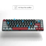 MK-BOX Black white & purple, Red switch
