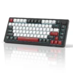 MK-Star75 Black white+red, Red switch