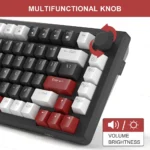 MK-Star75 White black+red, yellow switch