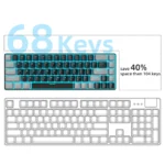 MK-BOX Black white & purple, Red switch