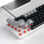 MK-BOX Black white & purple, Red switch