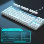 MK-Star White, blue switch