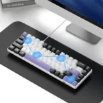 MK-BOX Black white & purple, Red switch