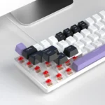 MK-BOX Black white & purple, Red switch