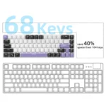 MK-BOX Black white & purple, Red switch