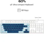 MK-BOX White blue, Blue switch