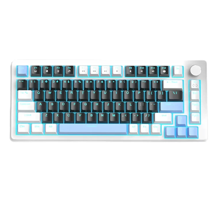 MK-Star75 White black+blue, black switch