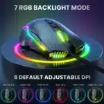 ONIKUMA CW905 6400DPI RGB Wired Gaming Mouse - Image 2