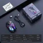 Onikuma DM02 Tri-Mode RGB Wireless Gaming Mouse - Image 2
