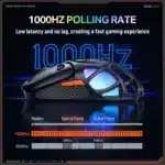 Onikuma DM02 Tri-Mode RGB Wireless Gaming Mouse - Image 3