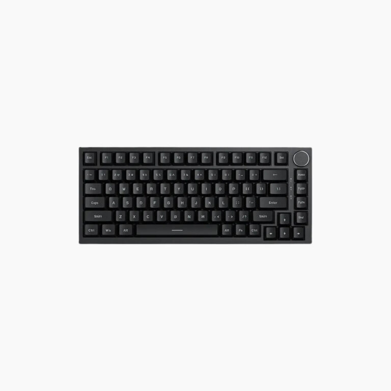 Ajazz-AK820-75-Gasket-mounted-Wired-Mechanical-Keyboard-Black