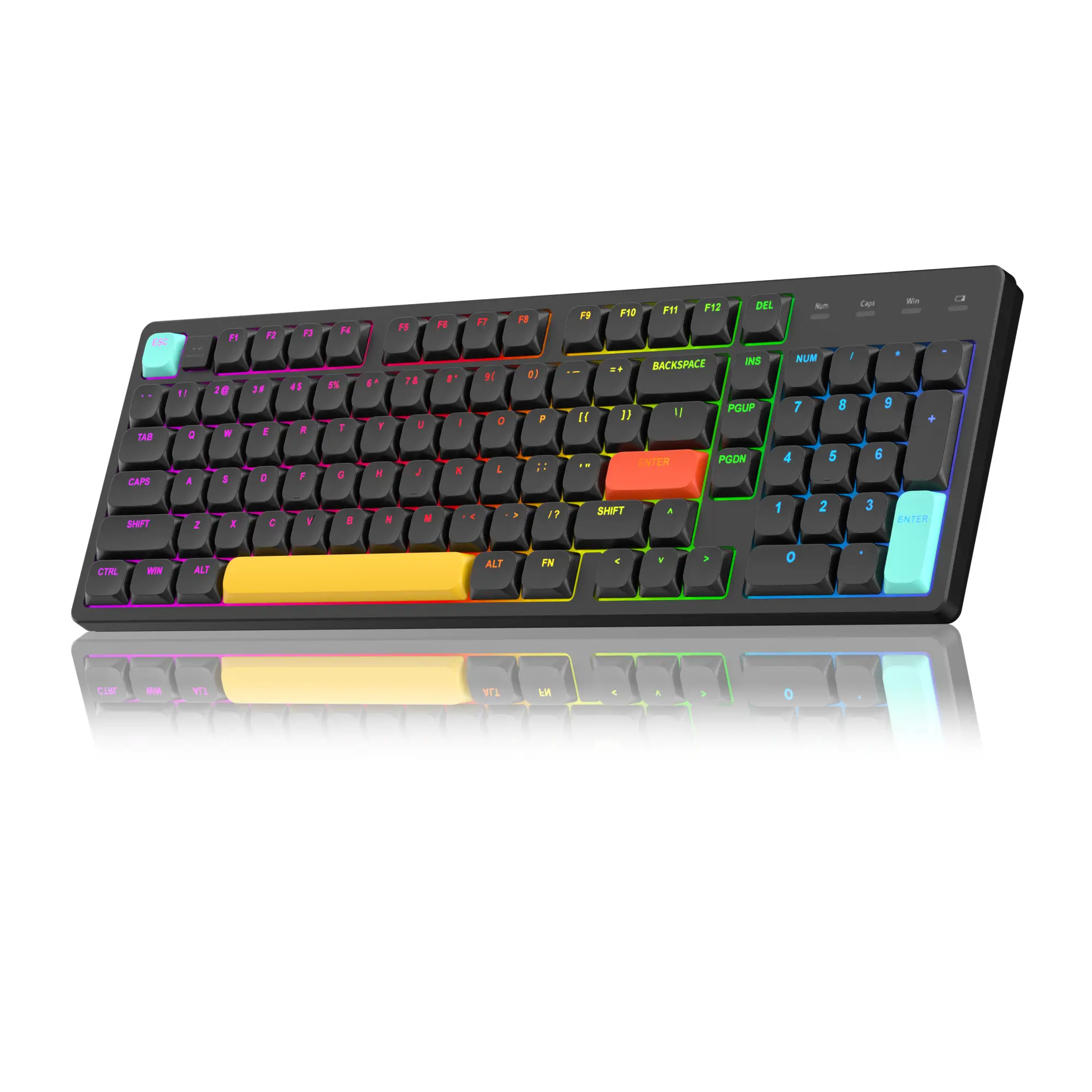 Magegee moon 98 main image Magegee Moon98 (Low-profile) Tri-Mode mechanical keyboard - Image 1