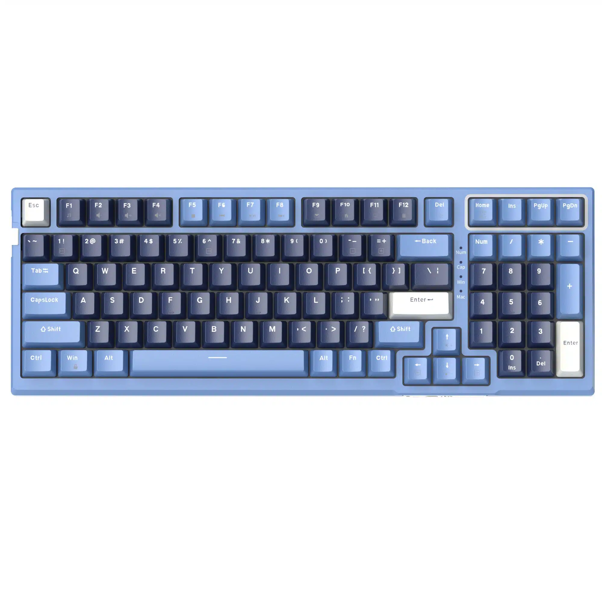 sky 98 prussian blue Magegee SKY98 Wired Mechanical Keyboard Full Size - Image 1